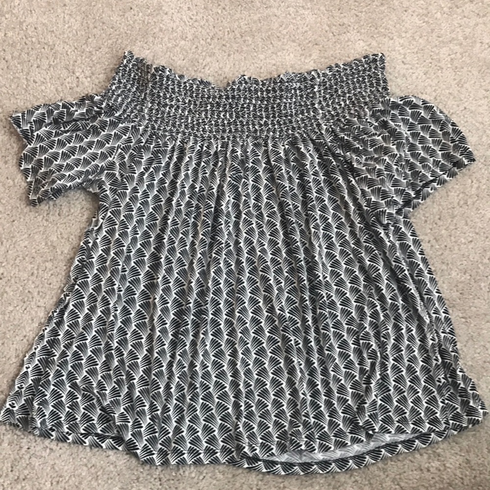 Off the shoulder crop top